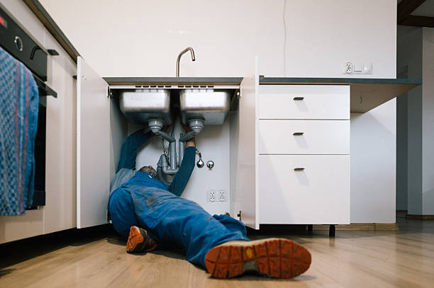 Professional Drain Cleaning technician working in Addis, LA